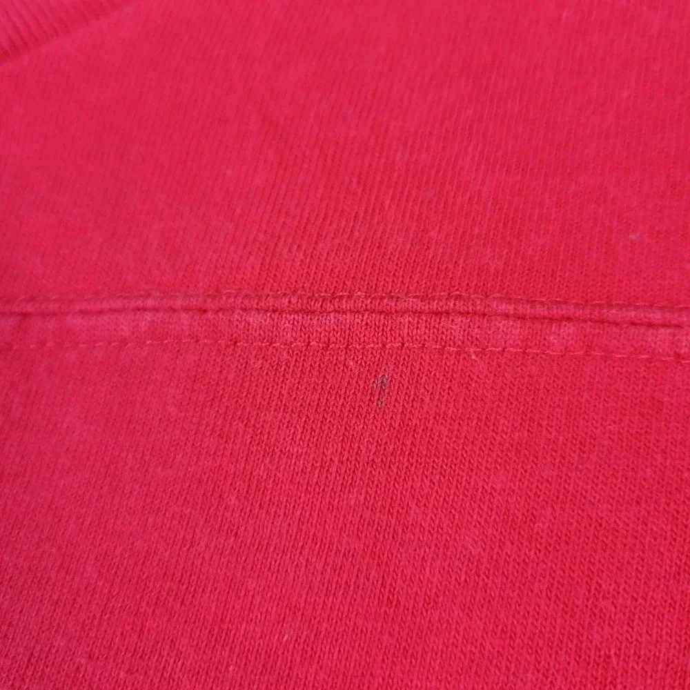 Vintage 90's NHL Detroit Red Wings T-Shirt Men's Size L Short Sleeve Vneck Red - Picture 4 of 9